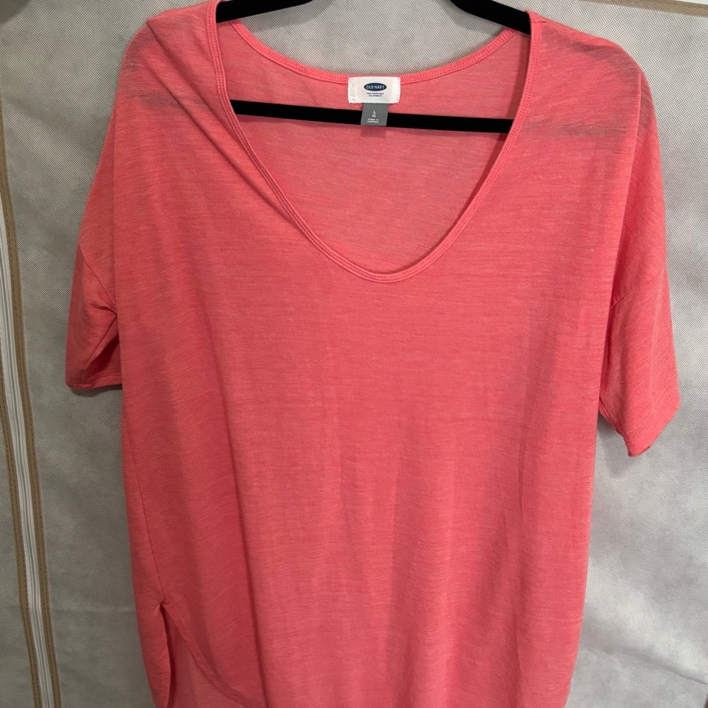 Old Navy Pink Short Sleeve Women's Tee